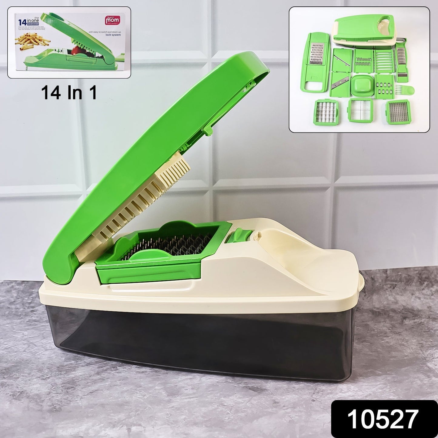 Supermom 14-in-1 Nicer Dicer â€“ Multipurpose Vegetable & Fruit Chopper