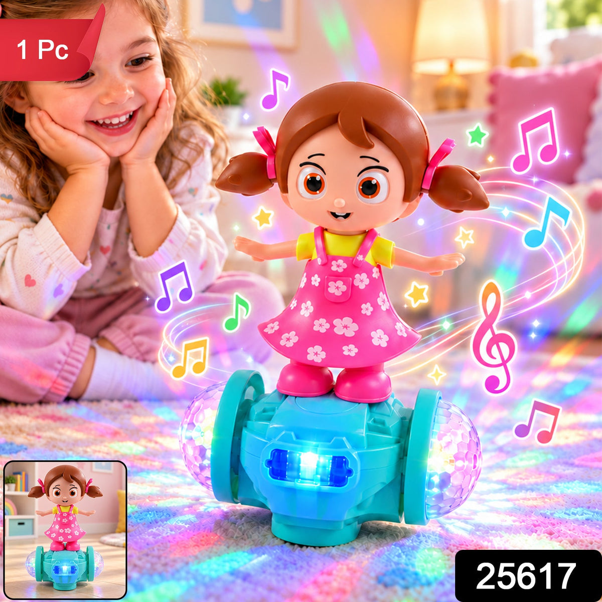 Musical doll toy pack