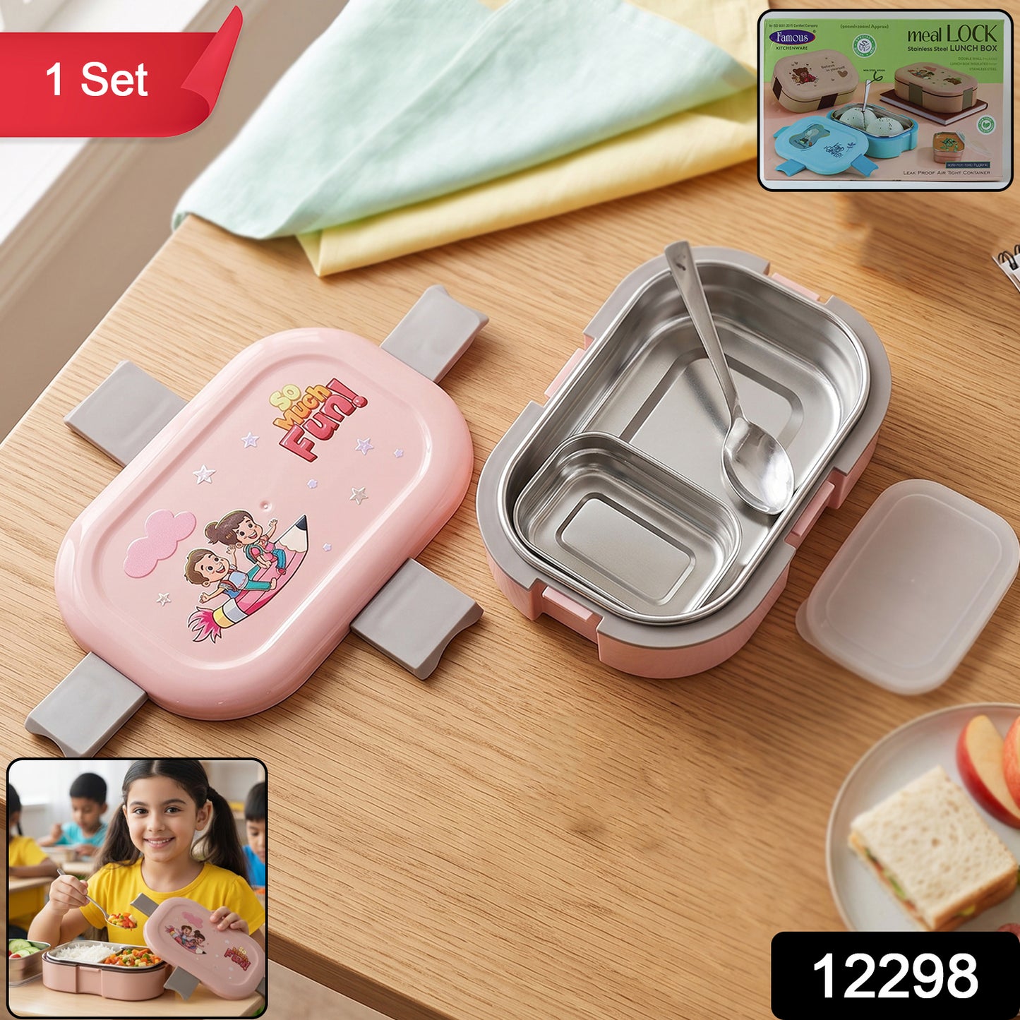 Home Chef Premium Leak-Proof Lunch Box