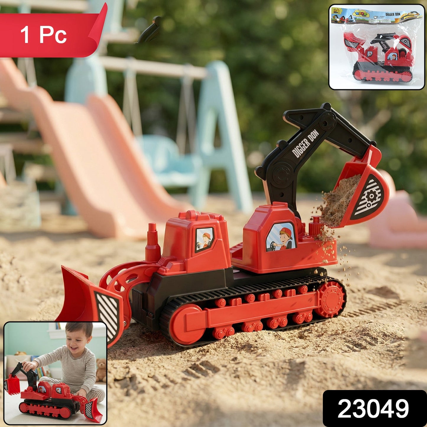 Digger Don Construction Track Toy 1 Pc
