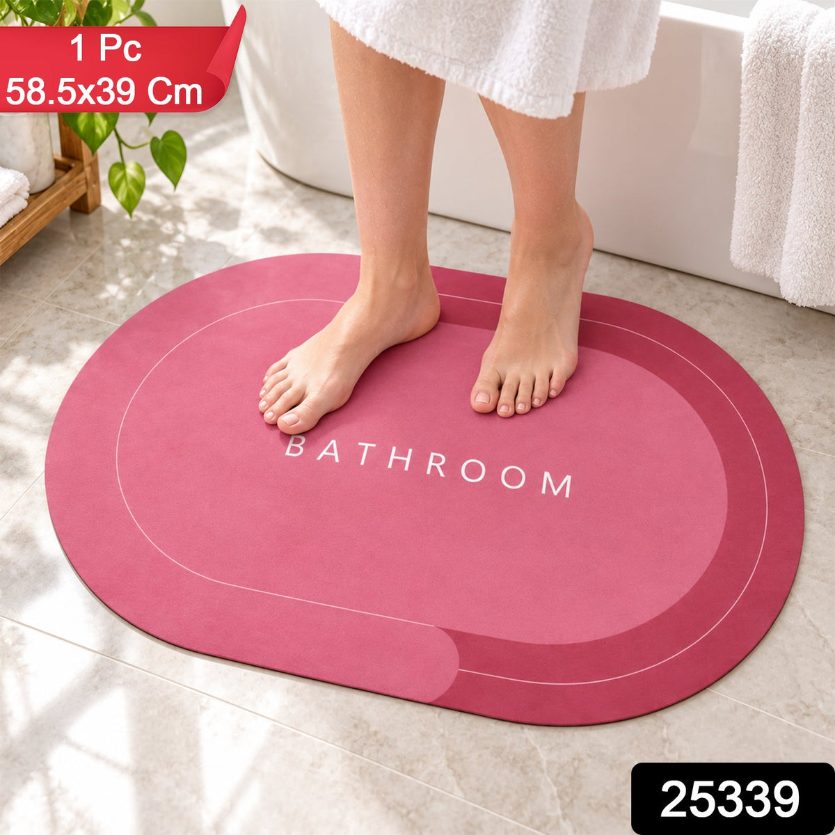 Bathroom rug pack