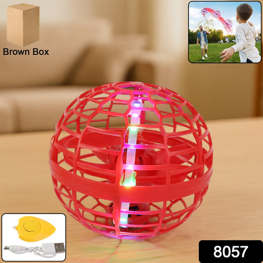 Flying Ball Toys, USB Rechargeable Built-in RGB Lights 360Â°Rotating Magic Controller