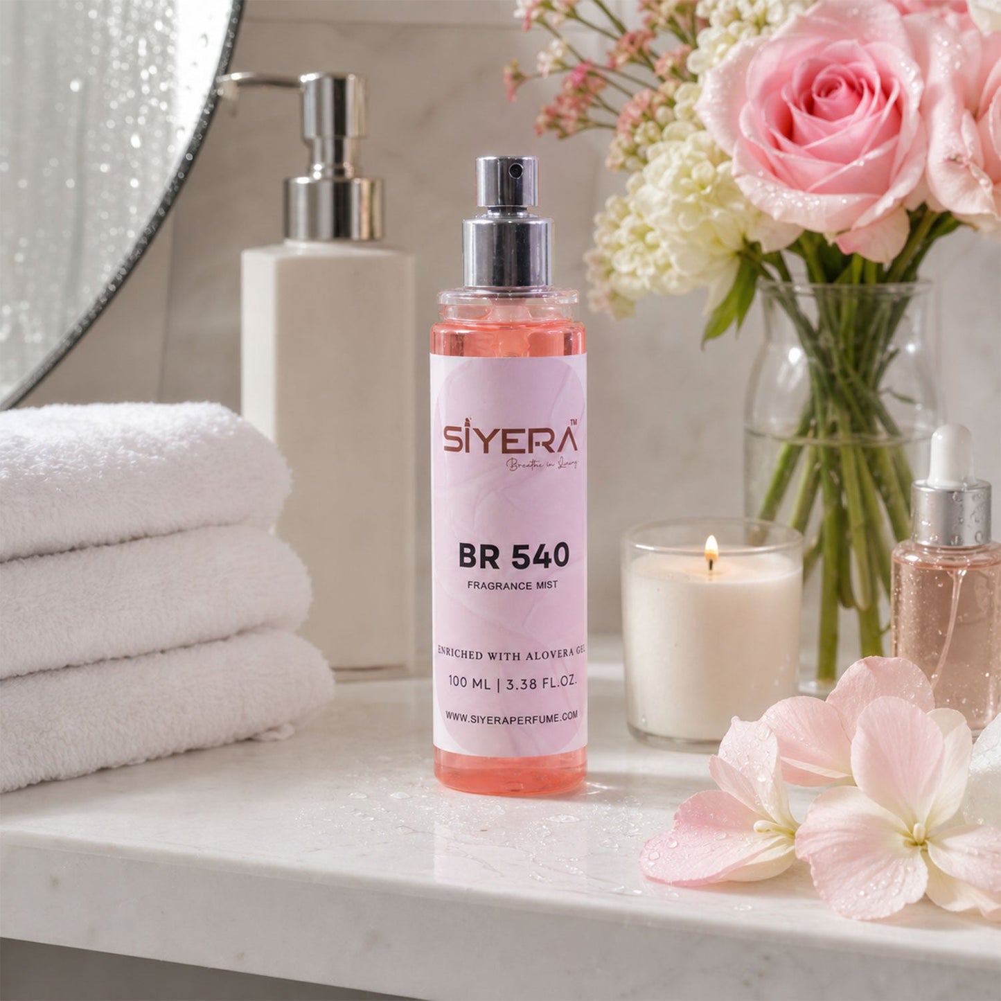 Fragrance mist spray use