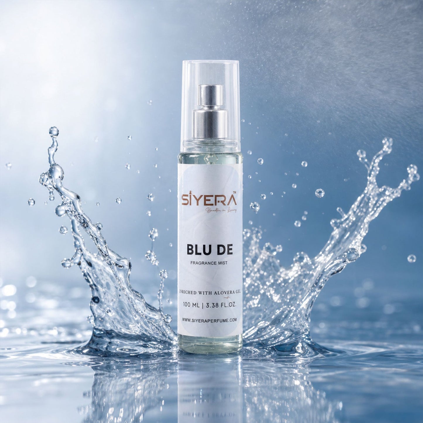 Body spray bottle design