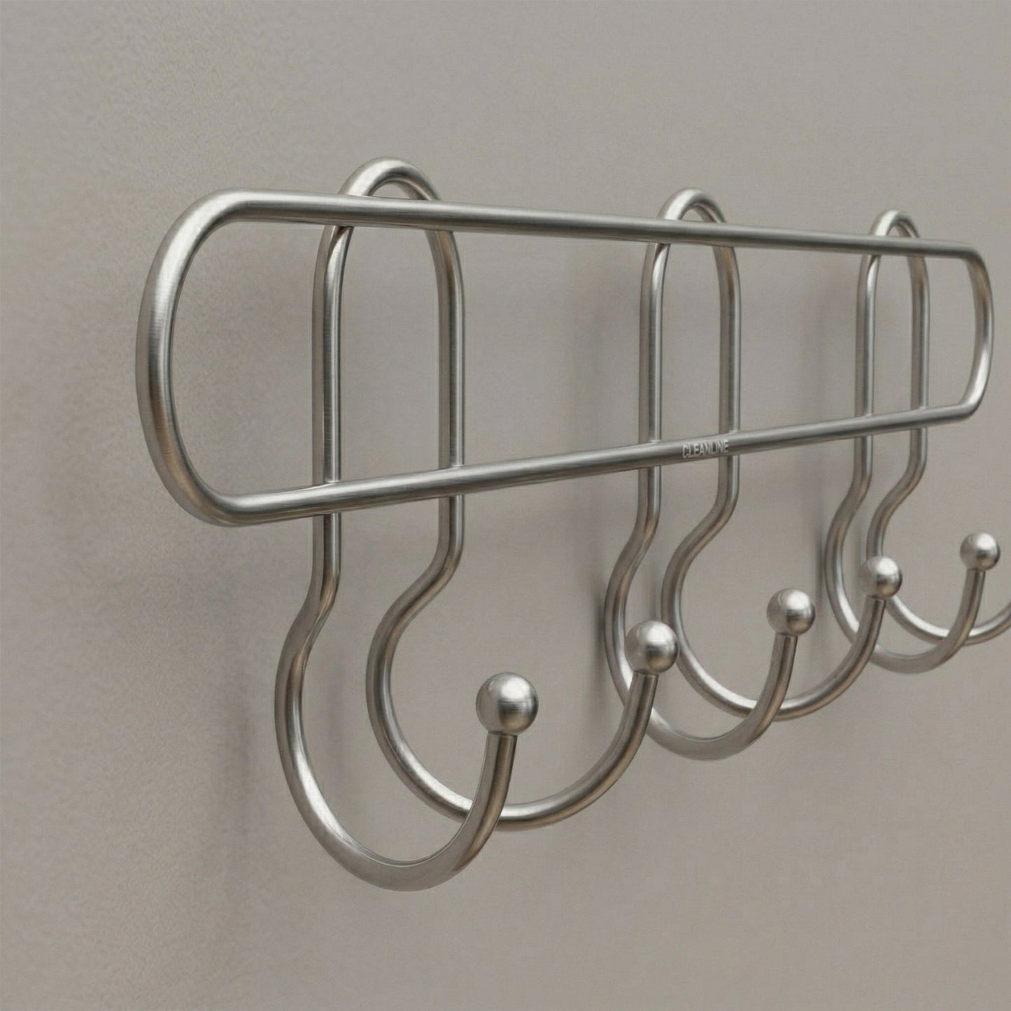 Premium Wall Mounted Metal Multi Hook Rack (1 Pc)