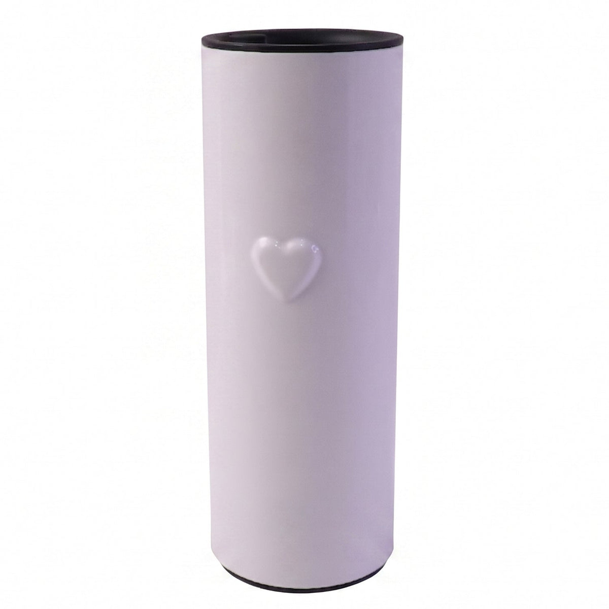 Travel tumbler in hand highlighting its compact size fit for cup holders
