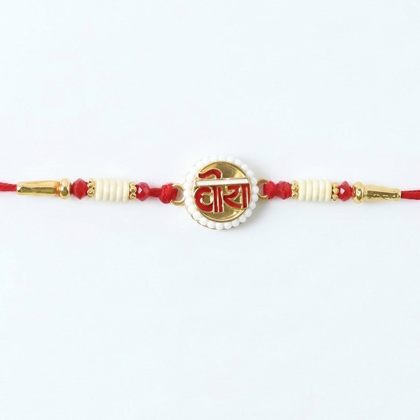 Lightweight and comfortable Rakhi thread with traditional design