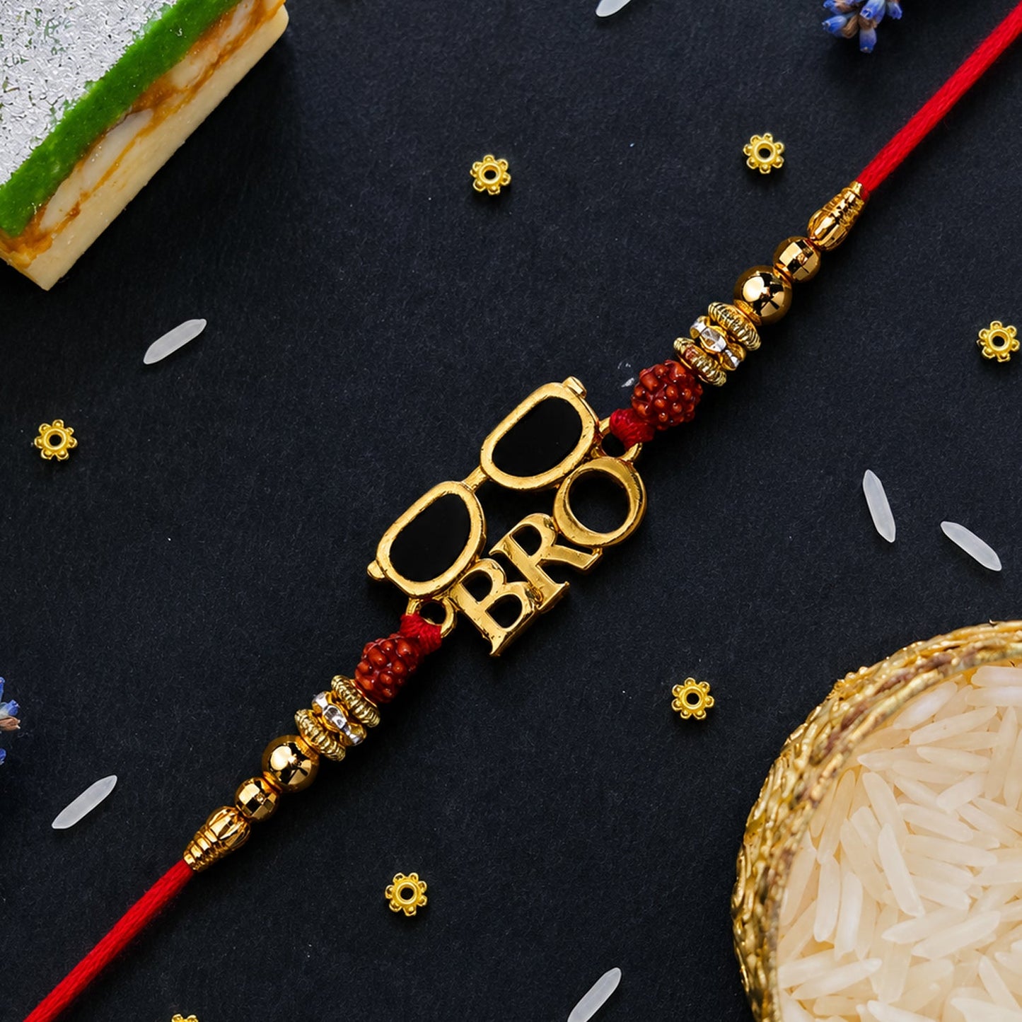 Cool Bro Rakhi handcrafted from premium materials showcasing traditional-modern design