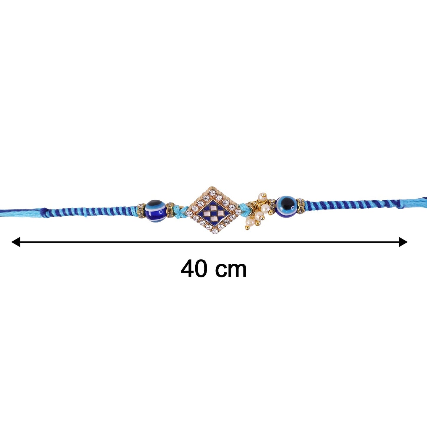 Bhabhi Rakhi with twin charms, beautifully packaged
