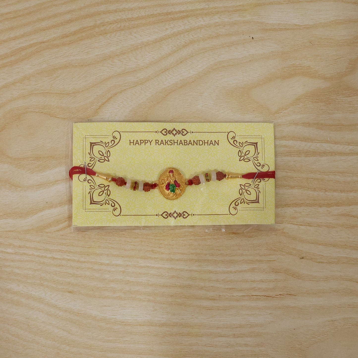Full length Lord Krishna Rakhi with beads
