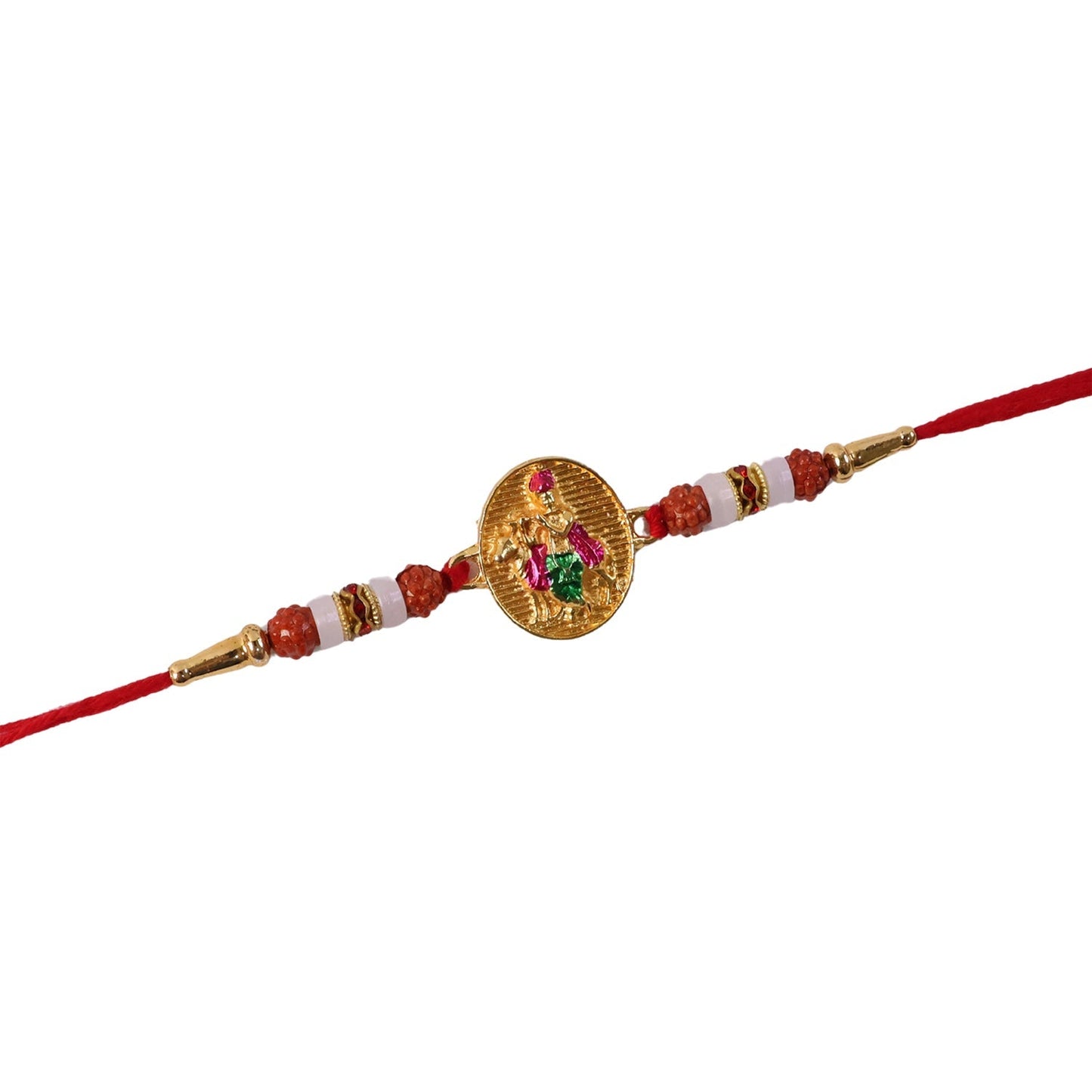 Traditional Rakhi with Rudraksha beads