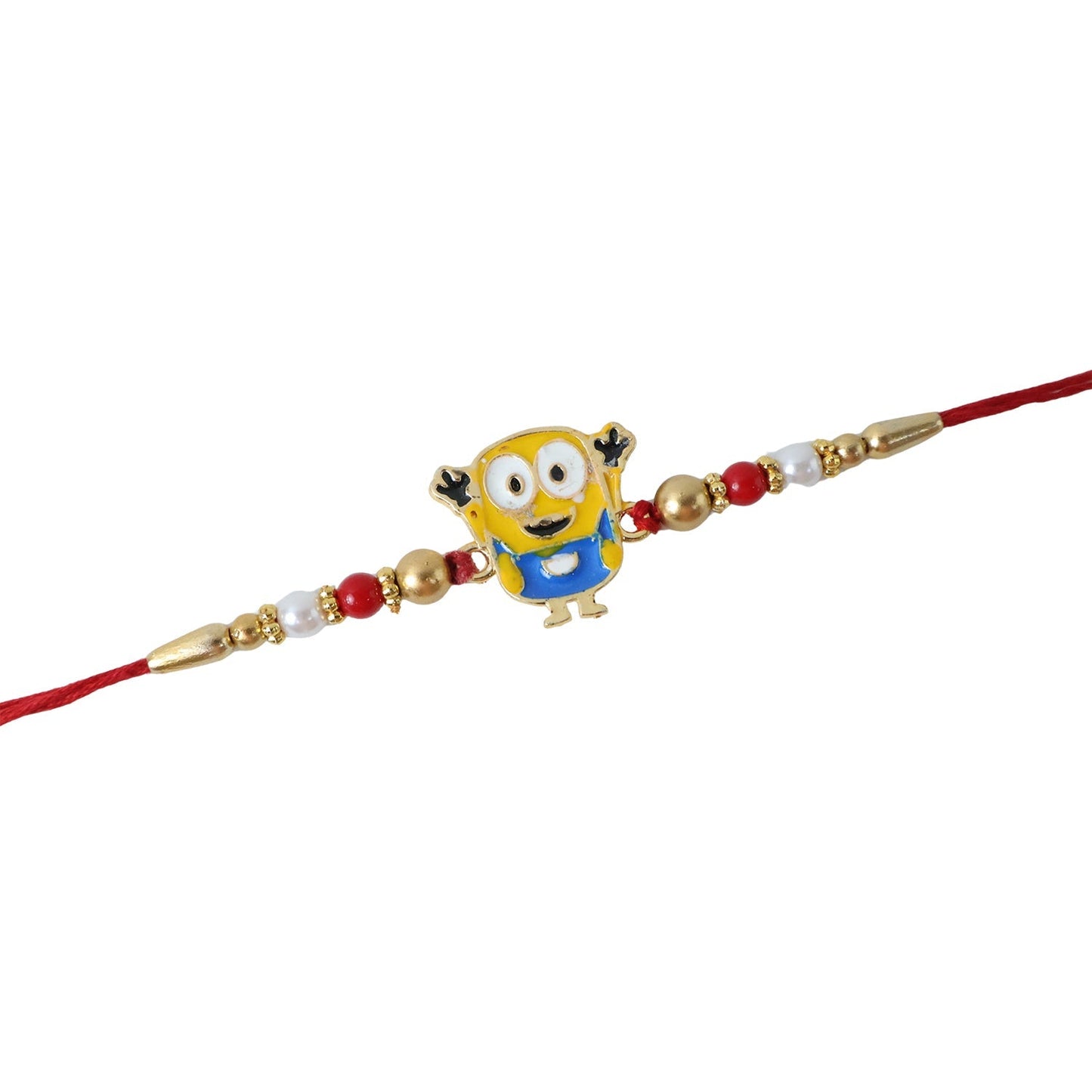 Cartoon character Rakhi tied with soft thread for comfort