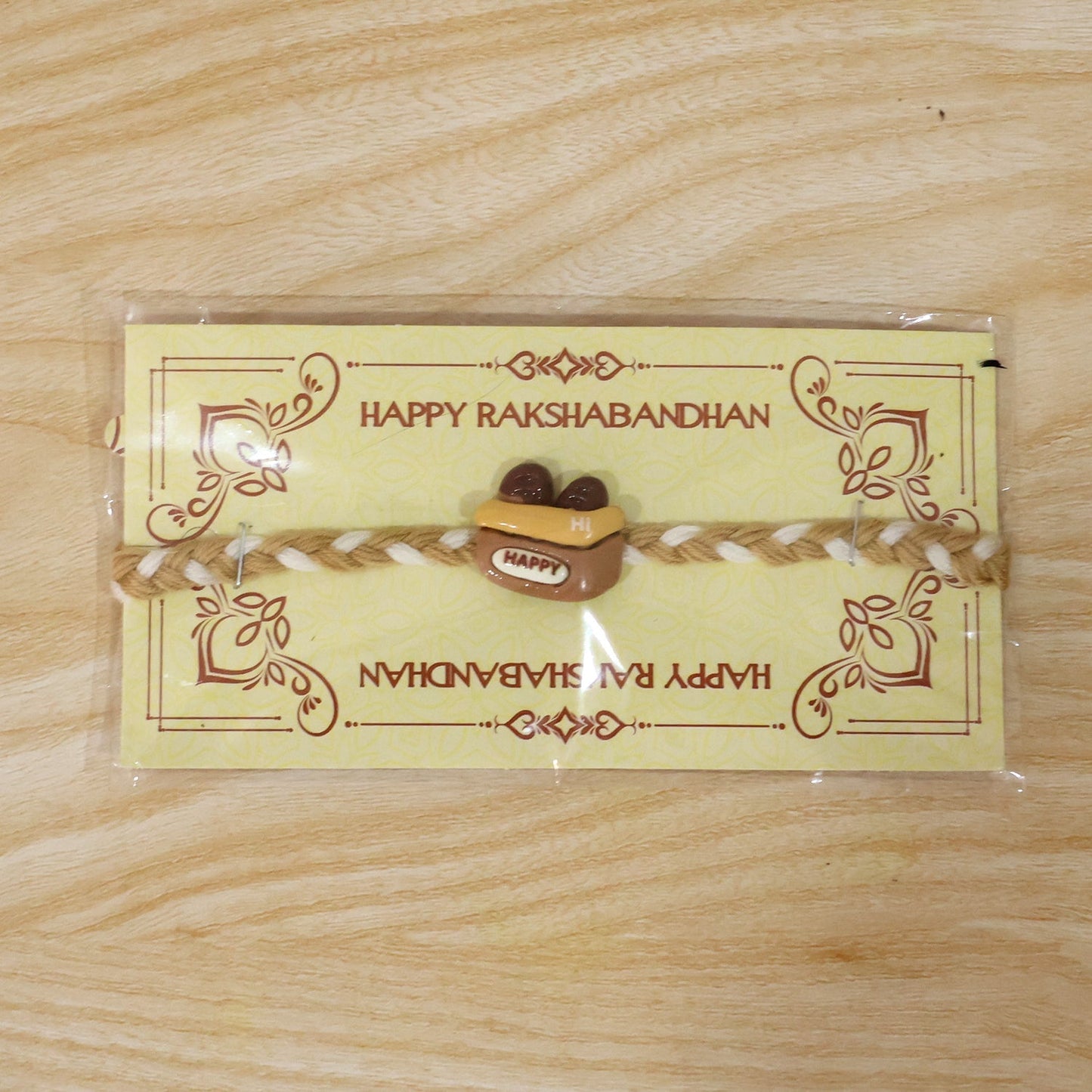 Festive Rakhi ready to be tied on brother's wrist