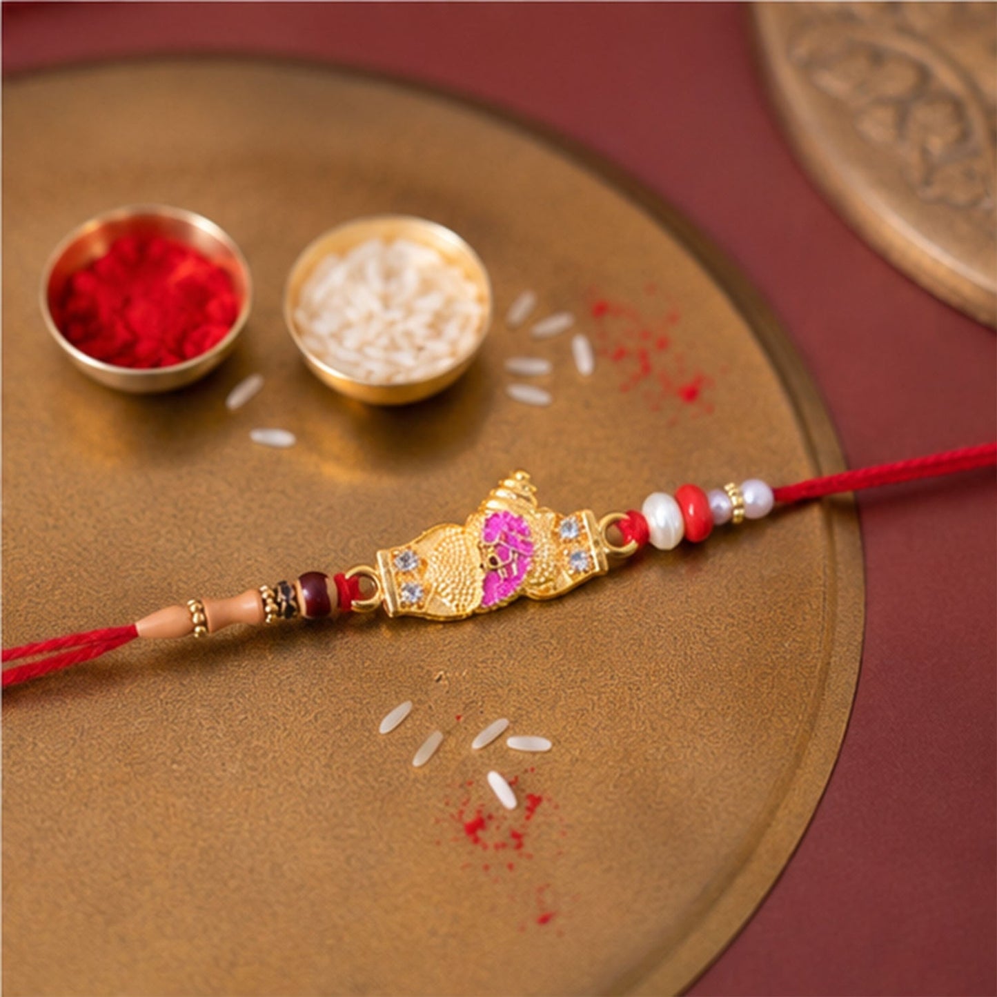Premium traditional Rakhi for Raksha Bandhan with festive appeal