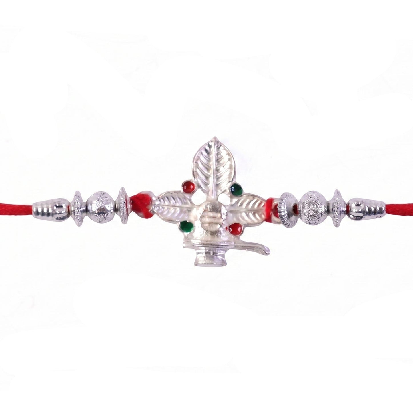 Beautifully designed Shiv Rakhi with traditional and modern elements