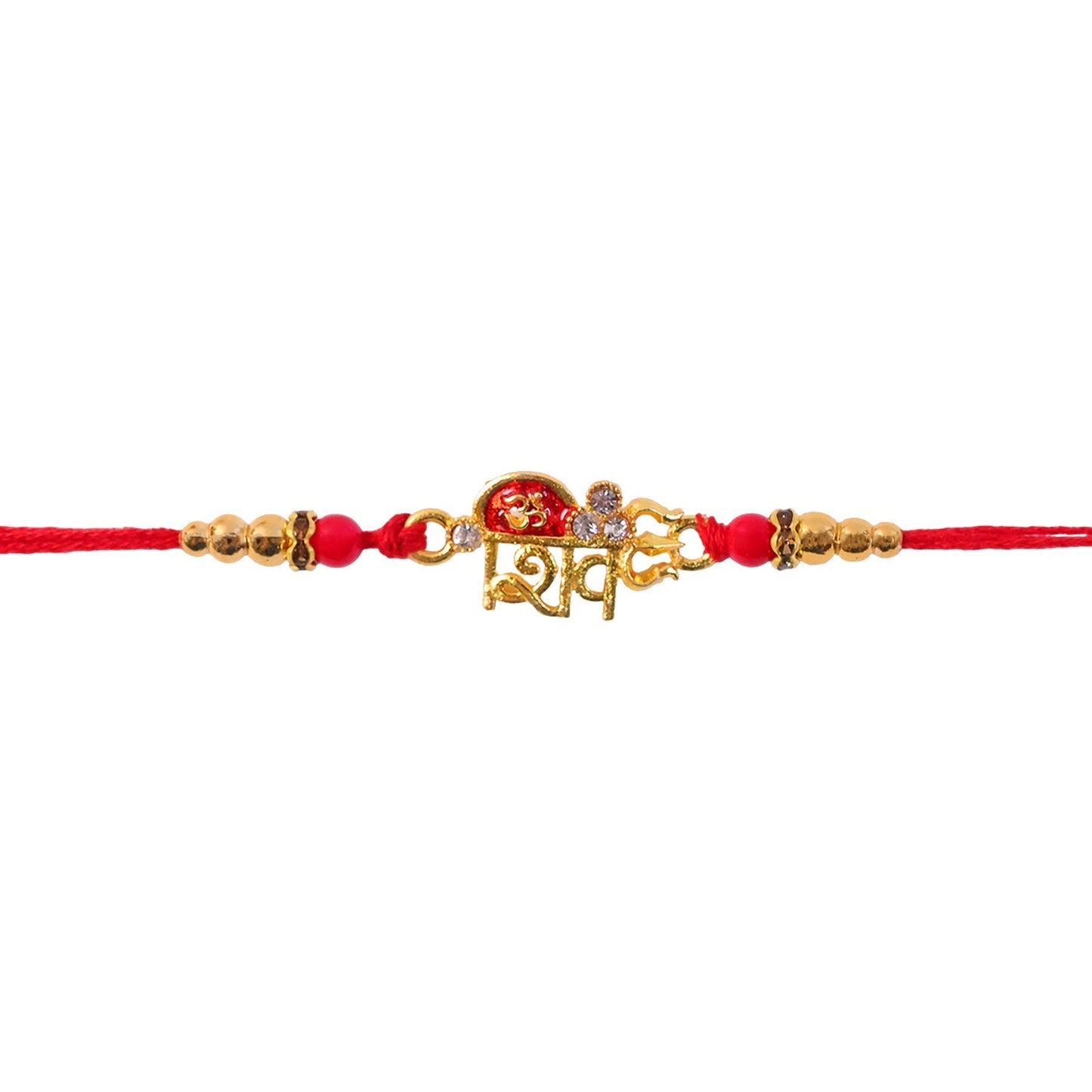 Beautiful golden design Rakhi for traditional and modern celebrations