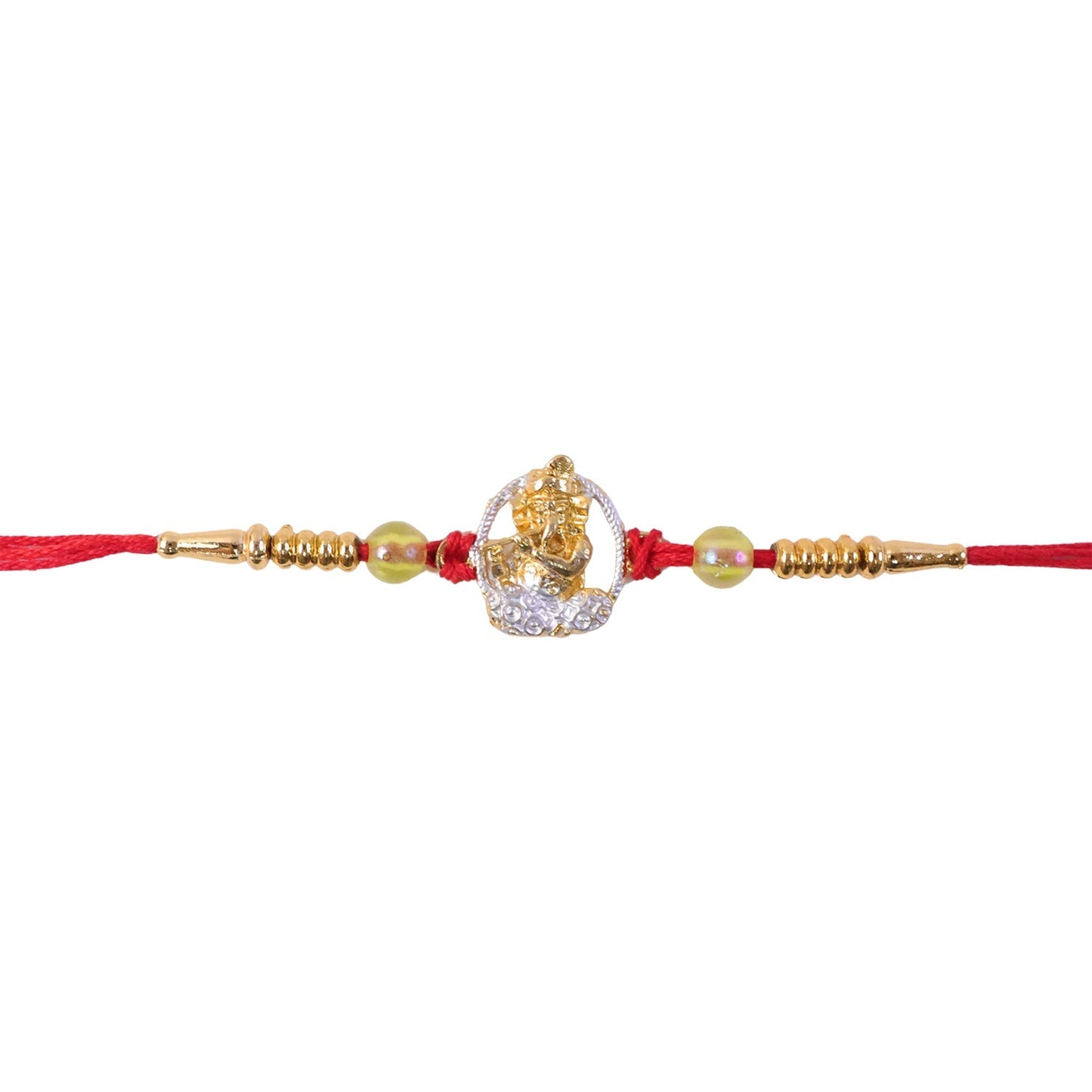 Bal Krishna Rakhi displayed with festive Rakshabandhan elements, ready for gifting.