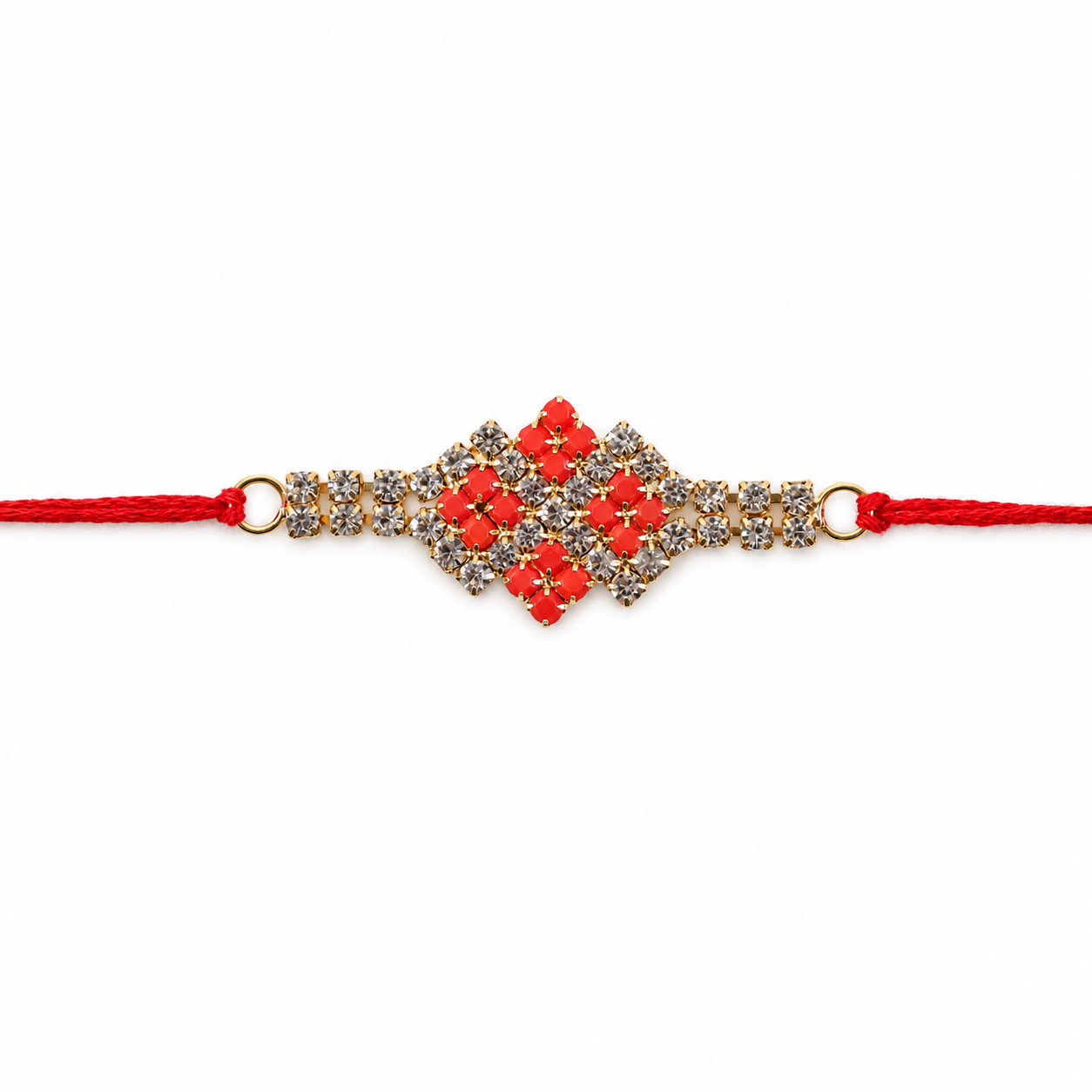 Premium designer rakhi in festive packaging.