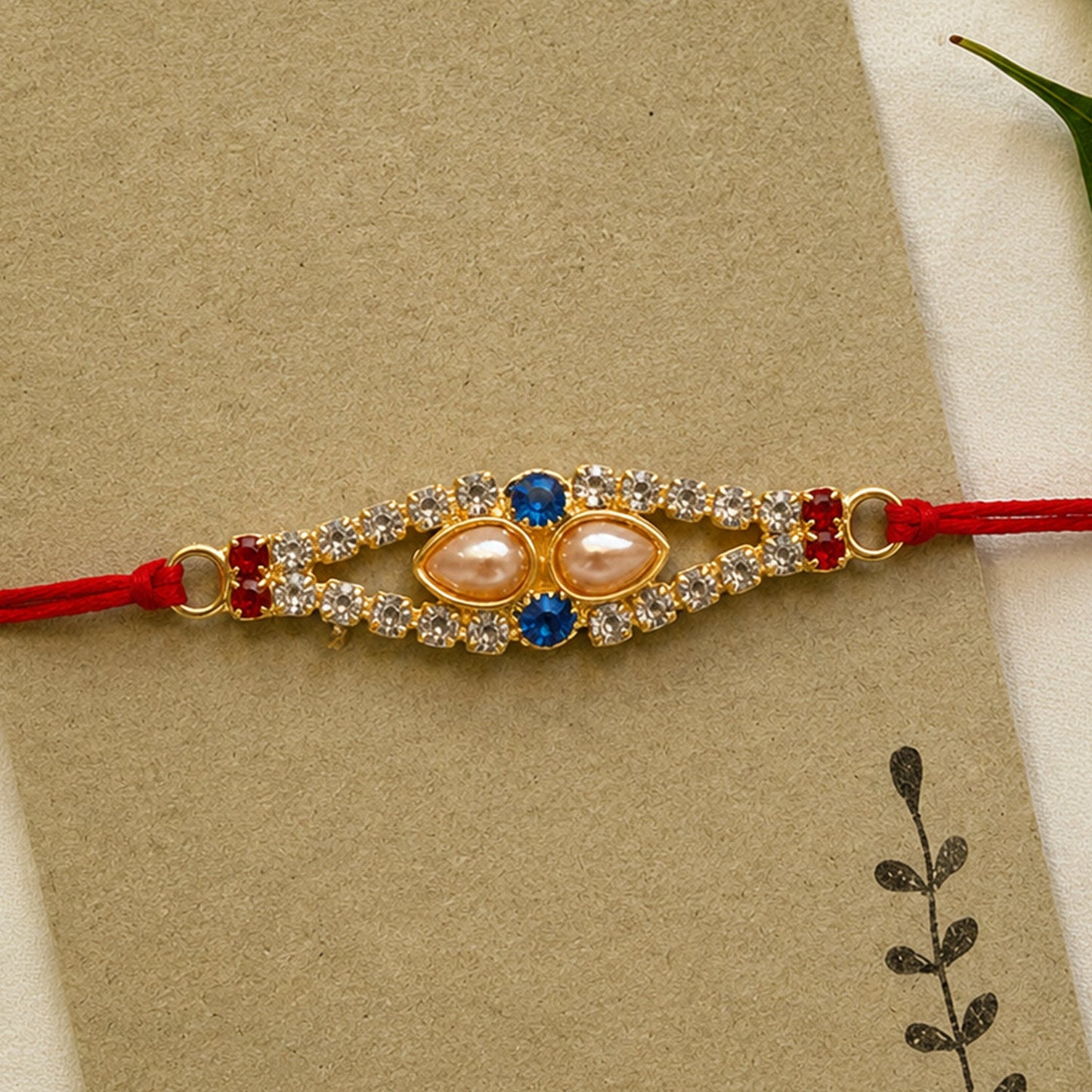 Rakhi for brother tied on wrist, highlighting comfort and festive look.