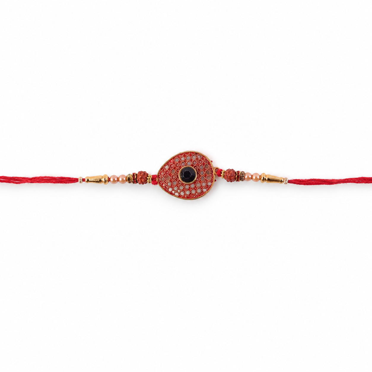 Lightweight thread Rakhi with eye-catching centerpiece for Rakshabandhan