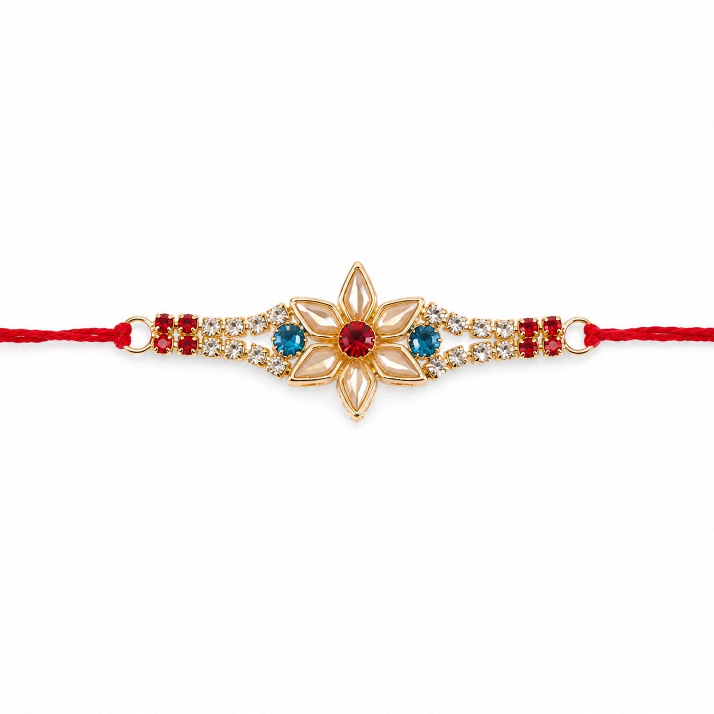 Beautifully designed rakhi with festive appeal for Raksha Bandhan