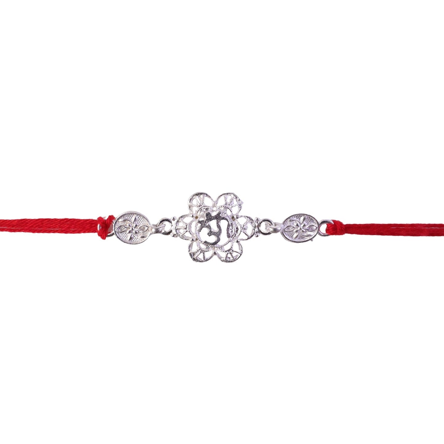 Elegant Rakhi with lightweight thread and detailed finishing
