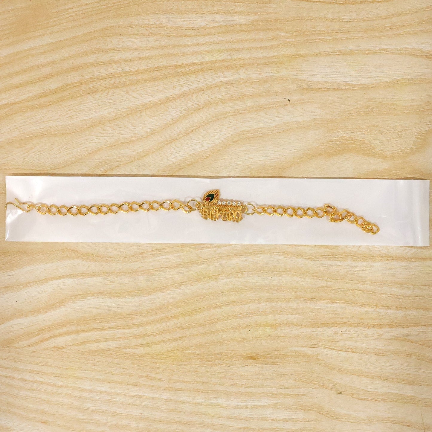 Lightweight thread bracelet Rakhi for brother with elegant design