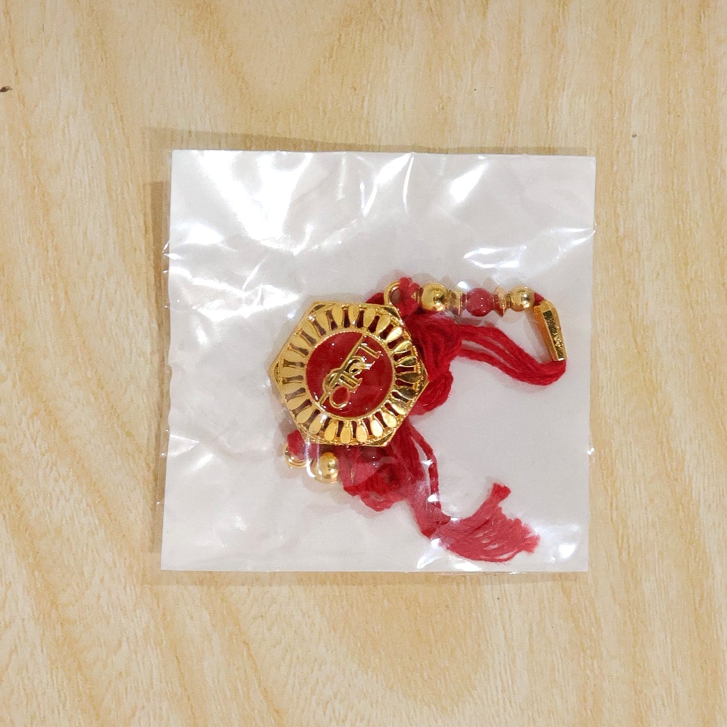Back view of Rakhi showing comfortable threading