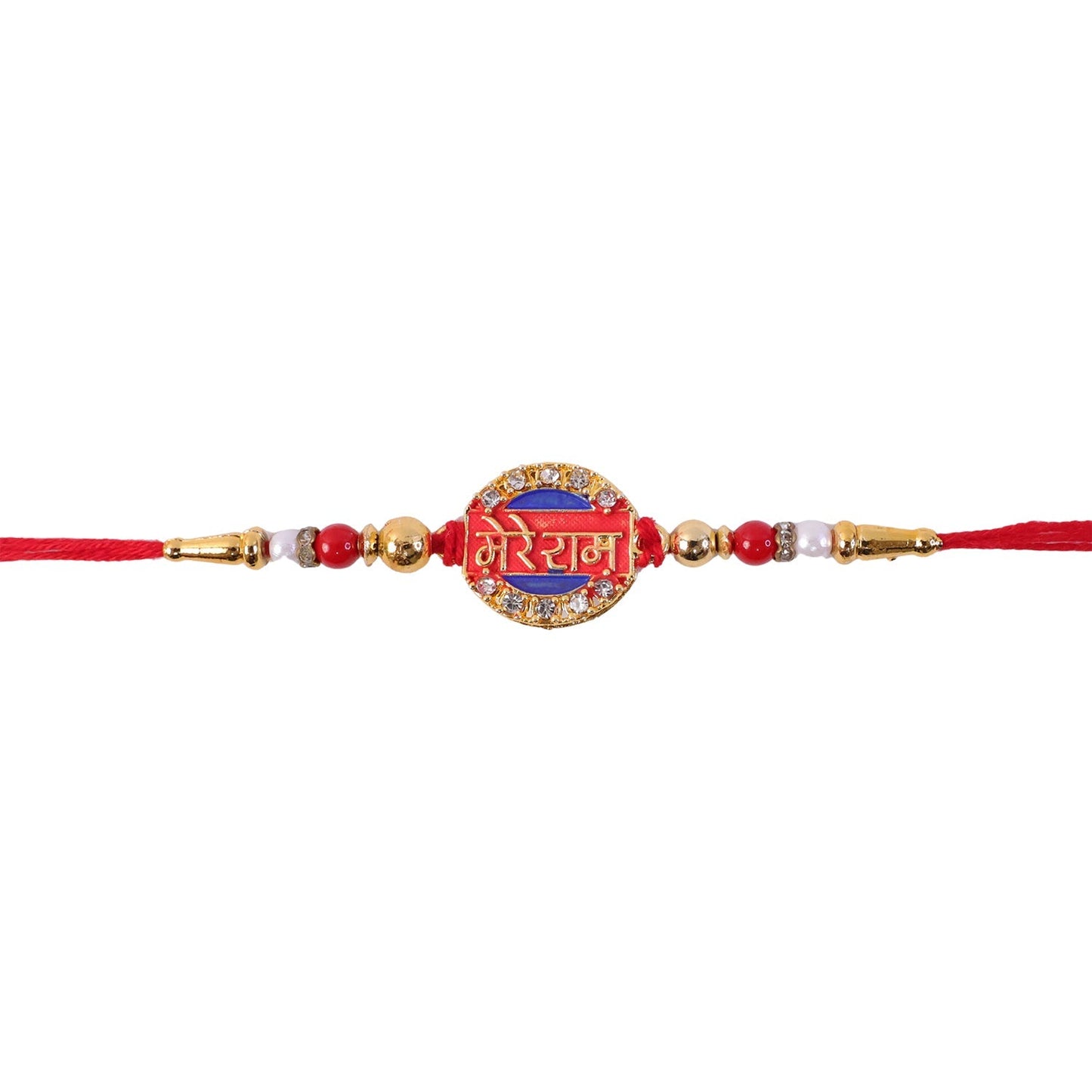 Back side of Rakhi showing thread and detailing