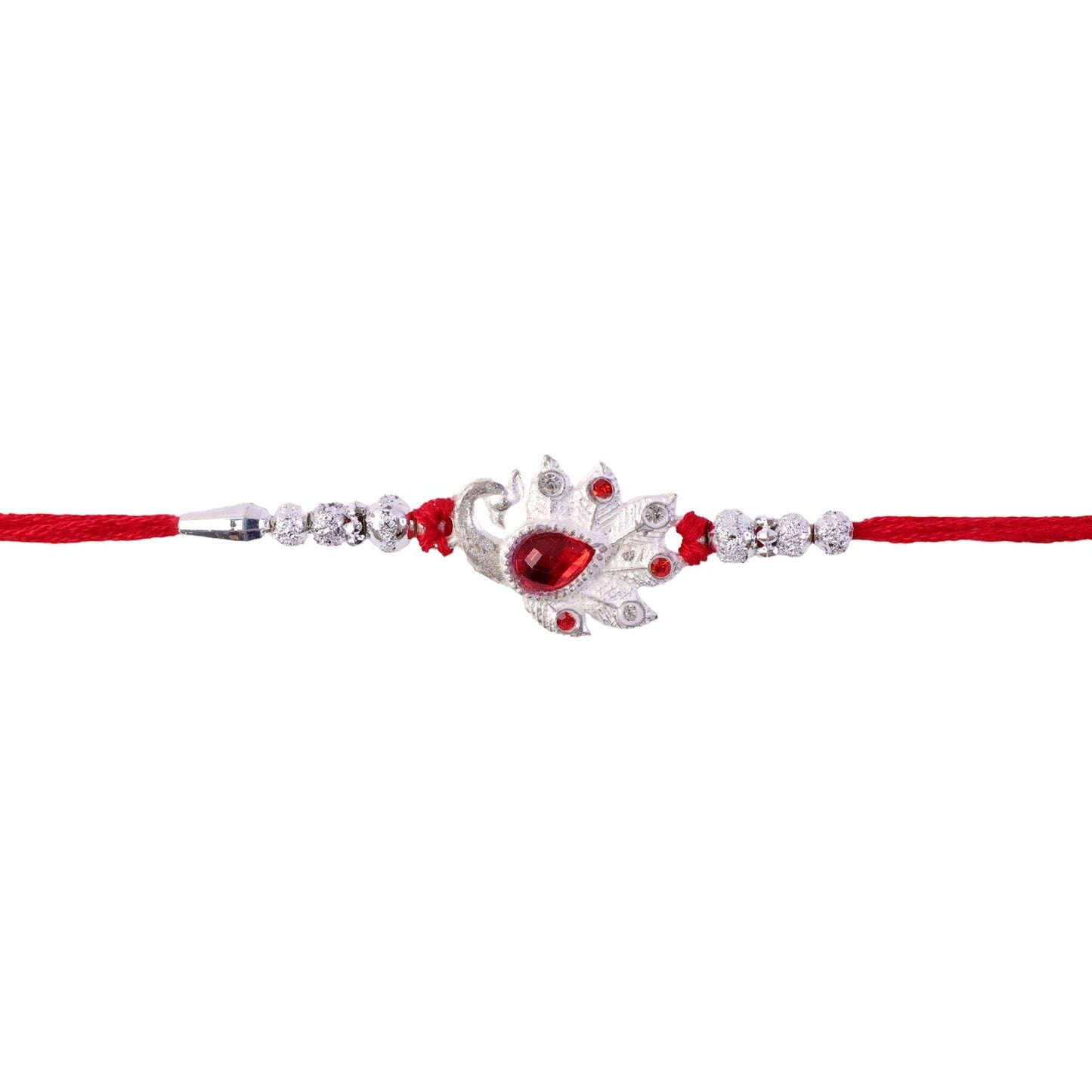 Beautiful festive Peacock Rakhi displayed for brothers of all ages