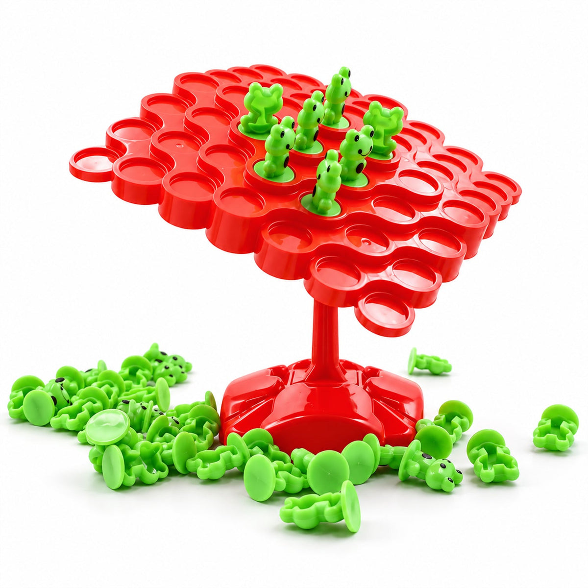 Frog Balancing Board Game With Dice For Kids And Family Playtime (1 Set)