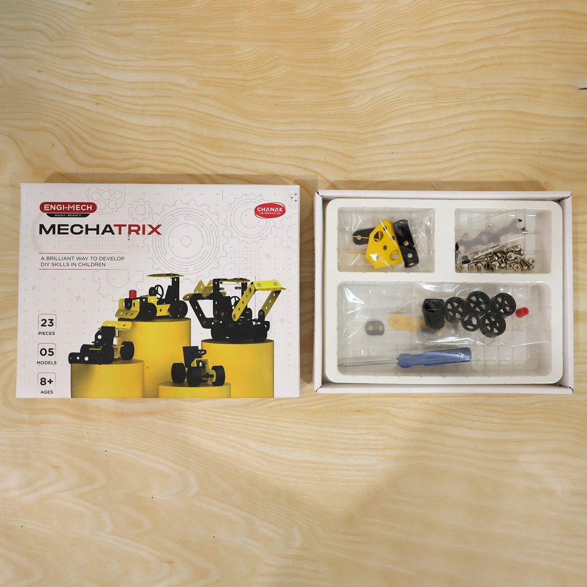 Diy Vehicle Construction Kit With Nuts Bolts And Tools For Kids (1 Set)